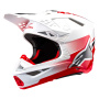 Casque Cross Alpinestars Supertech S-M10 Unite Red White
