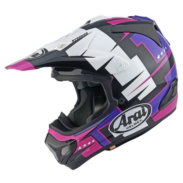 Casque Cross Arai MX-V Evo Battle Purple