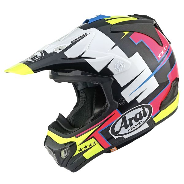Casque Cross Arai MX-V Evo Battle Yellow