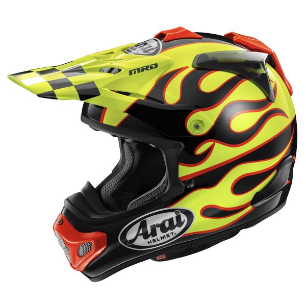 Casque Cross Arai MX-V Evo Flame Yellow