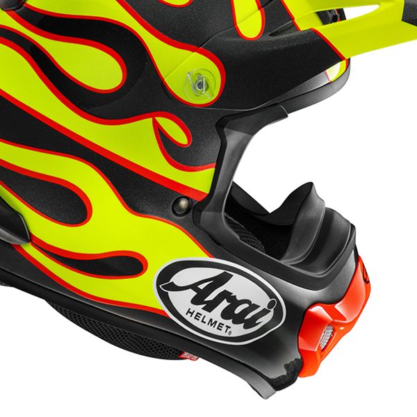 Arai MX-V Evo Flame Yellow