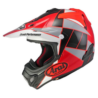 Casque Cross Arai MX-V Evo Peak Red Grey Black