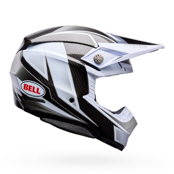 Bell Moto-10 Spherical Grid White Black Grey