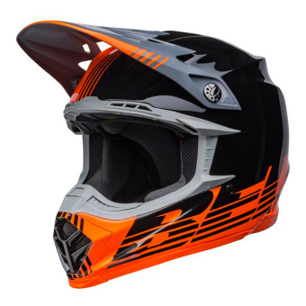 Casque Cross Bell Moto-9 Mips Louver Black Orange Casque Cross Bell Moto-9 Mips Louver Black Orange