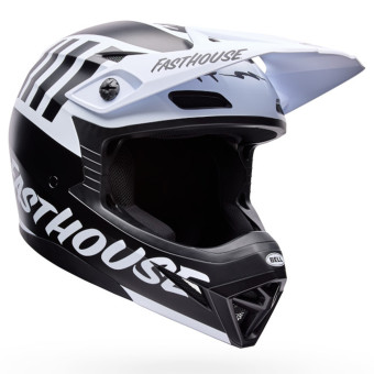 Casque Cross Bell MX-10 Mips Fasthouse Black White
