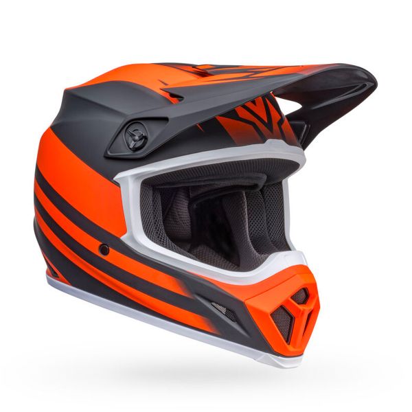 Casque Cross Bell MX-9 Mips Disrupt Matt Black Orange