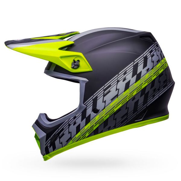 Bell MX-9 Mips Offset Matt Black Hi-Viz Yellow