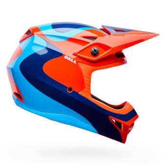 Bell Youth MX-10 Mips Wave Orange Blue