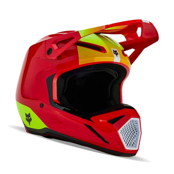 Casque Cross FOX V1 Ballast Flo Red Casque Cross FOX V1 Ballast Flo Red