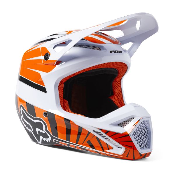 Casque Cross FOX V1 Goat Orange