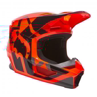 Casque Cross FOX V1 Lux Fluo Orange