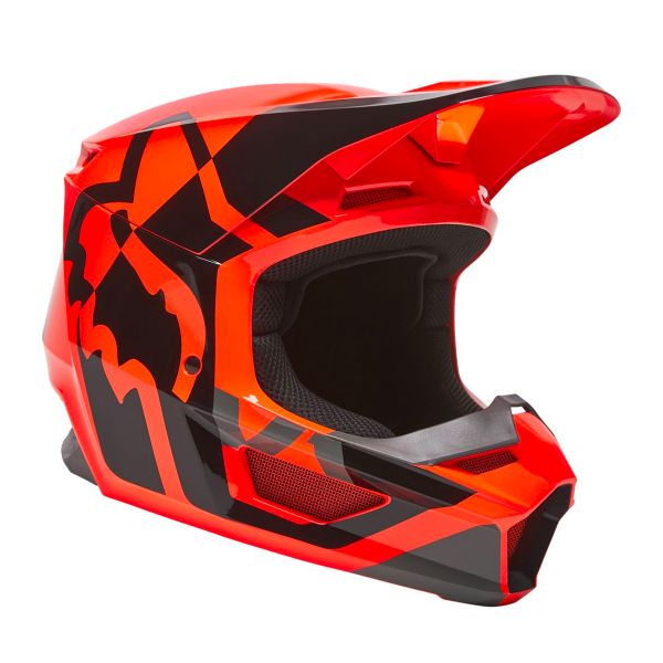 Casque Cross FOX V1 Lux Fluo Orange Casque Cross FOX V1 Lux Fluo Orange