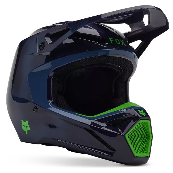 Casque Cross FOX V1 Taunt Navy Casque Cross FOX V1 Taunt Navy
