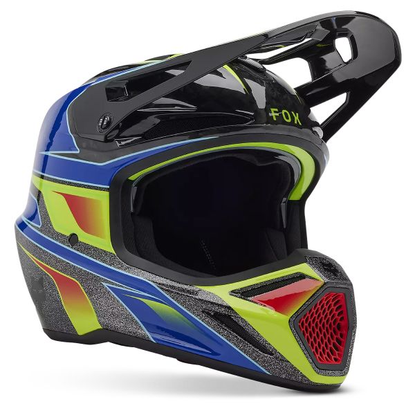 Casque Cross FOX V3 RS Acric Multicolor Casque Cross FOX V3 RS Acric Multicolor