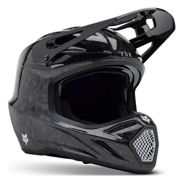 Casque Cross FOX V3 RS Carbon Solid Black