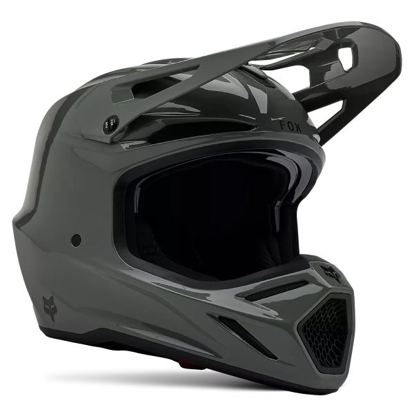 Casque Cross FOX V3 RS Carbon Solid Dark Stone Casque Cross FOX V3 RS Carbon Solid Dark Stone
