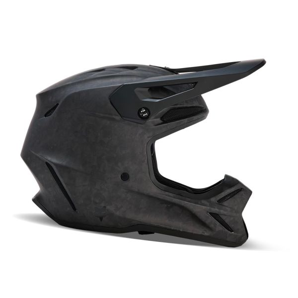 Matte black fox helmet shop