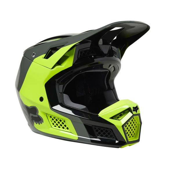 Casque Cross FOX V3 RS Effekt Flo Yellow