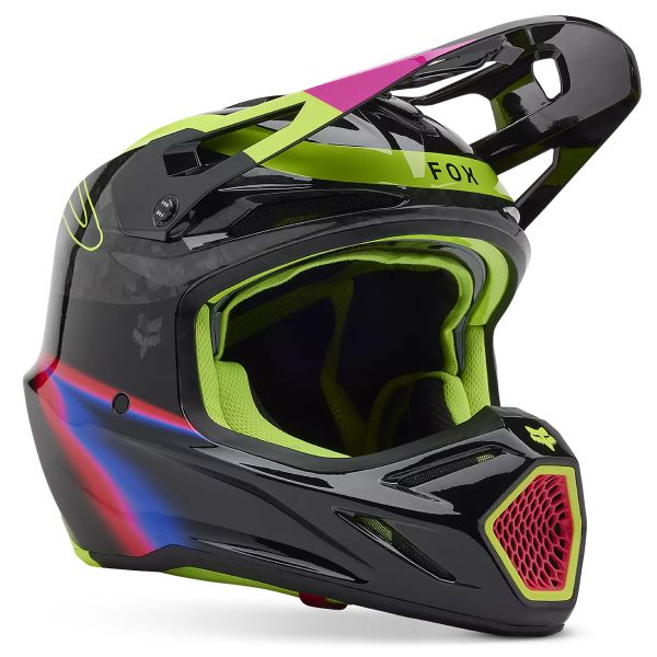 Casque Cross FOX V3 RS Energy Black Casque Cross FOX V3 RS Energy Black