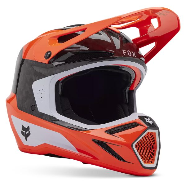 Casque Cross FOX V3 RS Infinite Fluo Orange