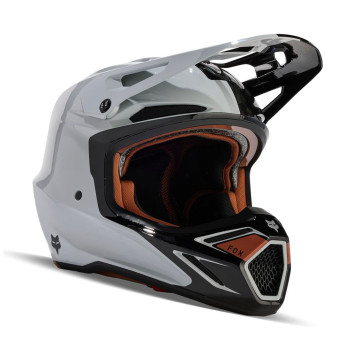 Casque Cross FOX V3 RS Optical Steel Grey