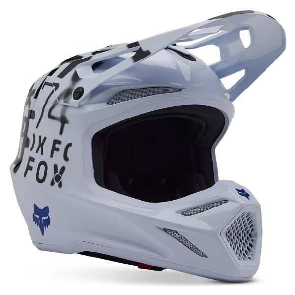 Casque Cross FOX V3 Seventy4 White