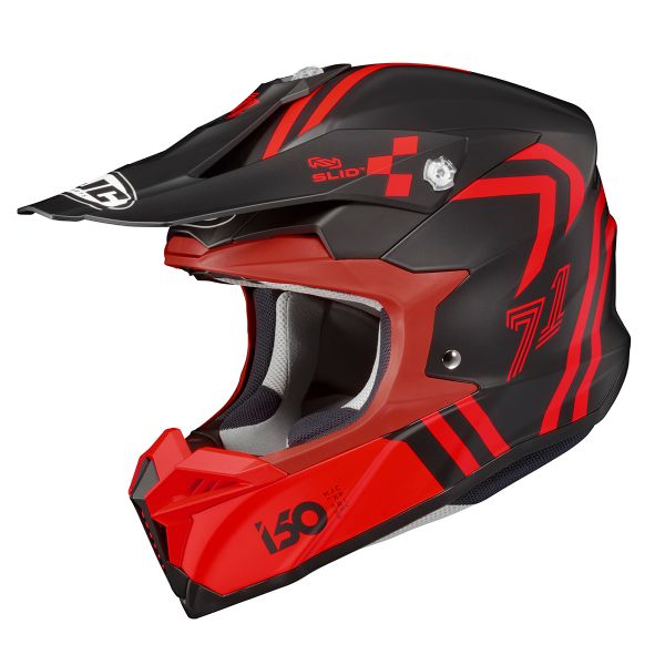Casque Cross HJC I50 Hex MC1SF