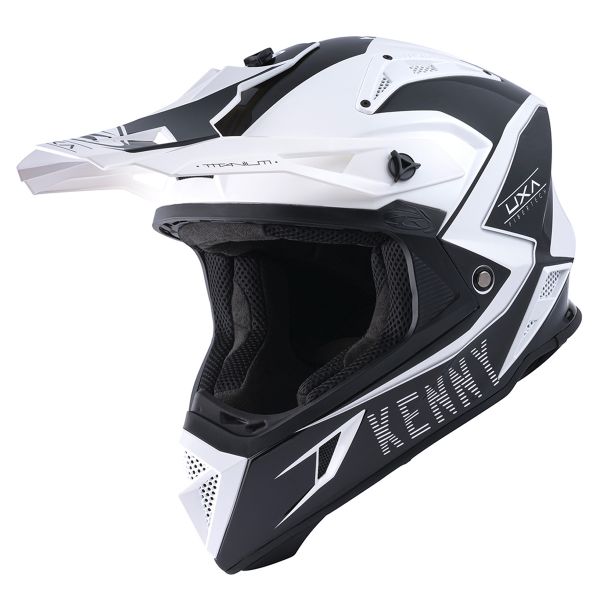Casque Cross Kenny Titanium Graphic White Black