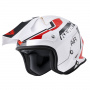 Casque Cross Kenny Trial Air Graphic Red White