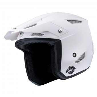 Casque Cross Kenny Trial Solid White Casque Cross Kenny Trial Solid White
