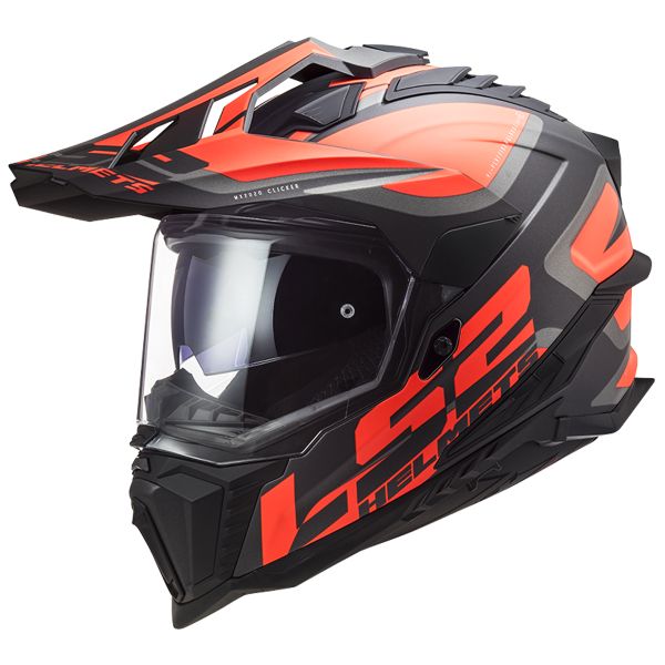 Casque Cross LS2 Explorer Alter Mat Black Fluo Orange MX701
