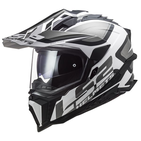 Casque Cross LS2 Explorer Alter Mat Black White MX701