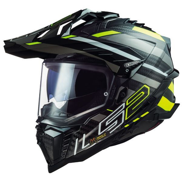 Casque Cross LS2 Explorer C Edge Black H-V Yellow MX701 Casque Cross LS2 Explorer C Edge Black H-V Yellow MX701