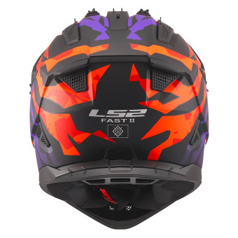 LS2 Fast II Grotesk Purple Orange MX708