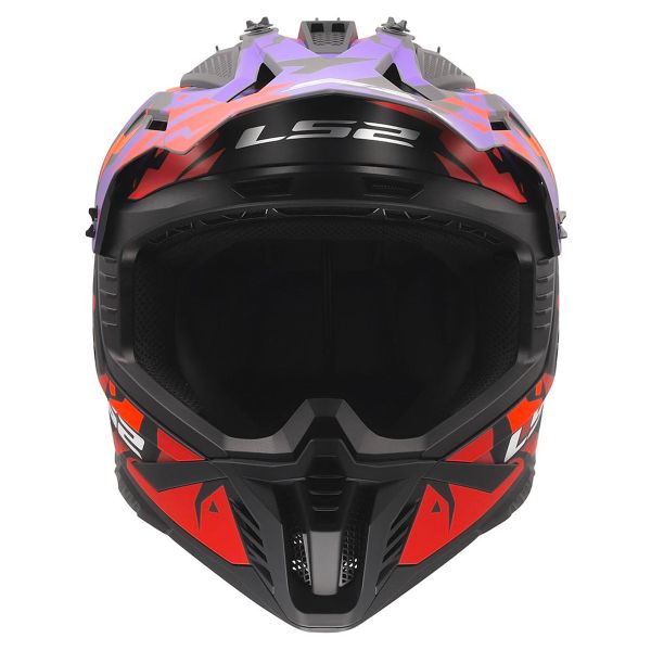 LS2 Fast II Grotesk Purple Orange MX708