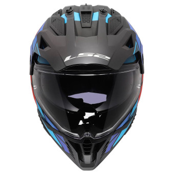 LS2 Pioneer II Block Black Red Blue MX702