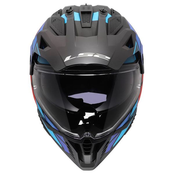 LS2 Pioneer II Block Black Red Blue MX702