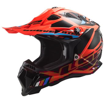 Casque Cross LS2 Subverter Evo II Stomp Fluo Orange Black MX700 Casque Cross LS2 Subverter Evo II Stomp Fluo Orange Black MX700