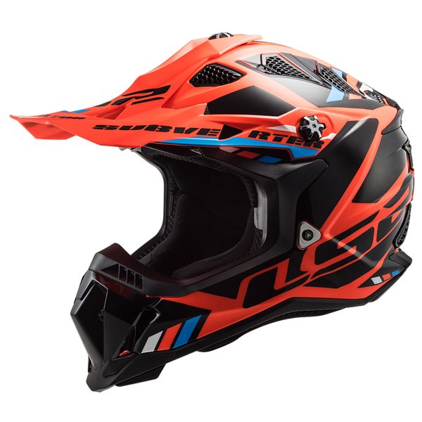 Casque Cross LS2 Subverter Stomp Fluo Orange Black MX700