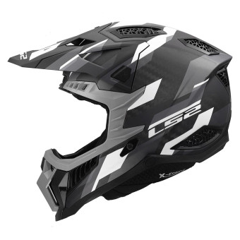 Casque Cross LS2 X- Force Phantom Black Grey MX703