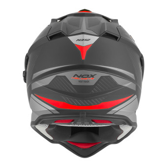 NOX N312 Track Mat Black Red