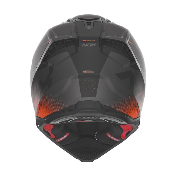 NOX N634 Gradiant Matt Black Red