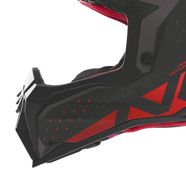 NOX N634 Gradiant Matt Black Red