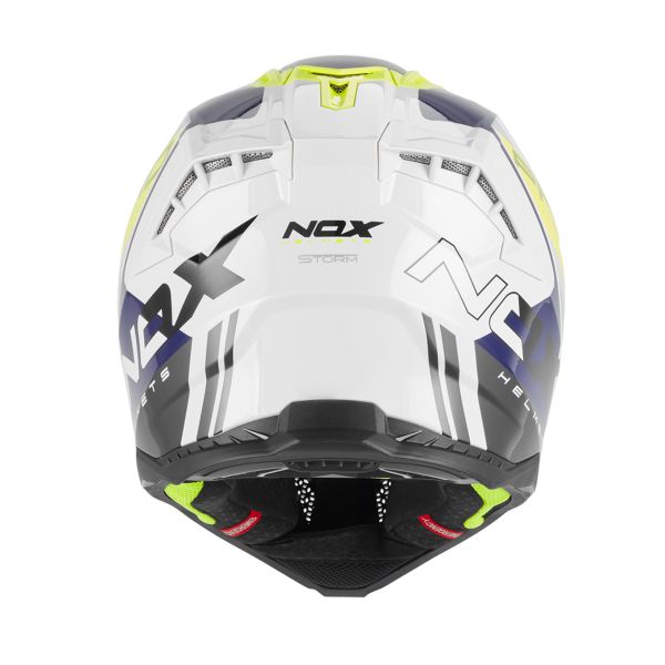 NOX N634 Storm White Blue Yellow