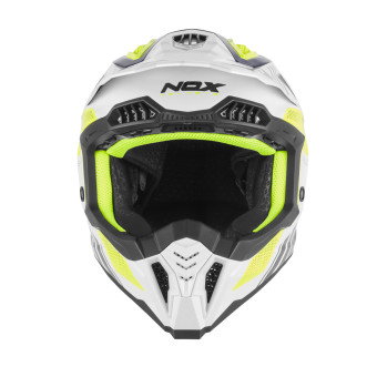 NOX N634 Storm White Blue Yellow