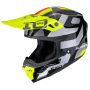 Casque Cross Scorpion Smx-10 Leap Black Silver Neon Yellow