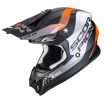 Casque Cross Scorpion VX-16 Air Soul Matt Black Orange Casque Cross Scorpion VX-16 Air Soul Matt Black Orange