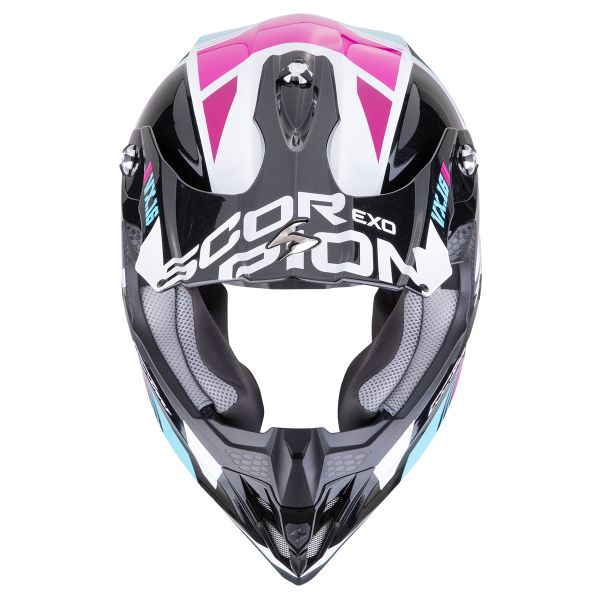 Scorpion VX-16 Evo Air Analog Black Metal Blue Pink