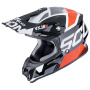 Casque Cross Scorpion VX-16 Evo Air Analog Black Red