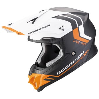 Casque Cross Scorpion VX-16 Evo Air Fusion Matt Black Orange Casque Cross Scorpion VX-16 Evo Air Fusion Matt Black Orange